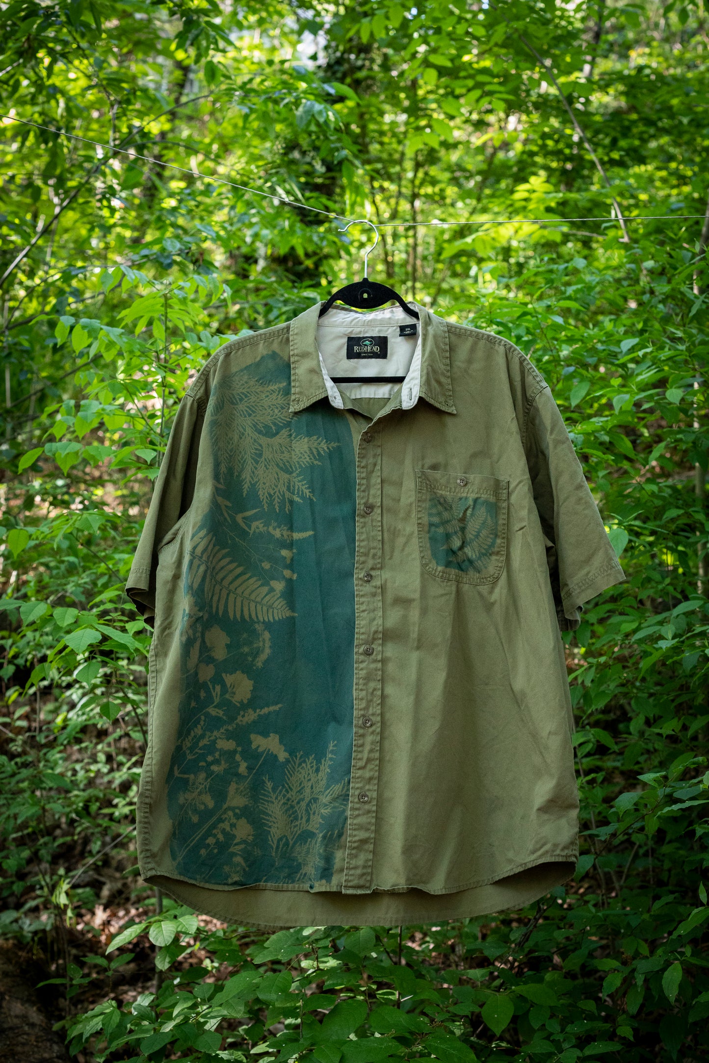 Red Head Short Sleeve Button Up | 2XL