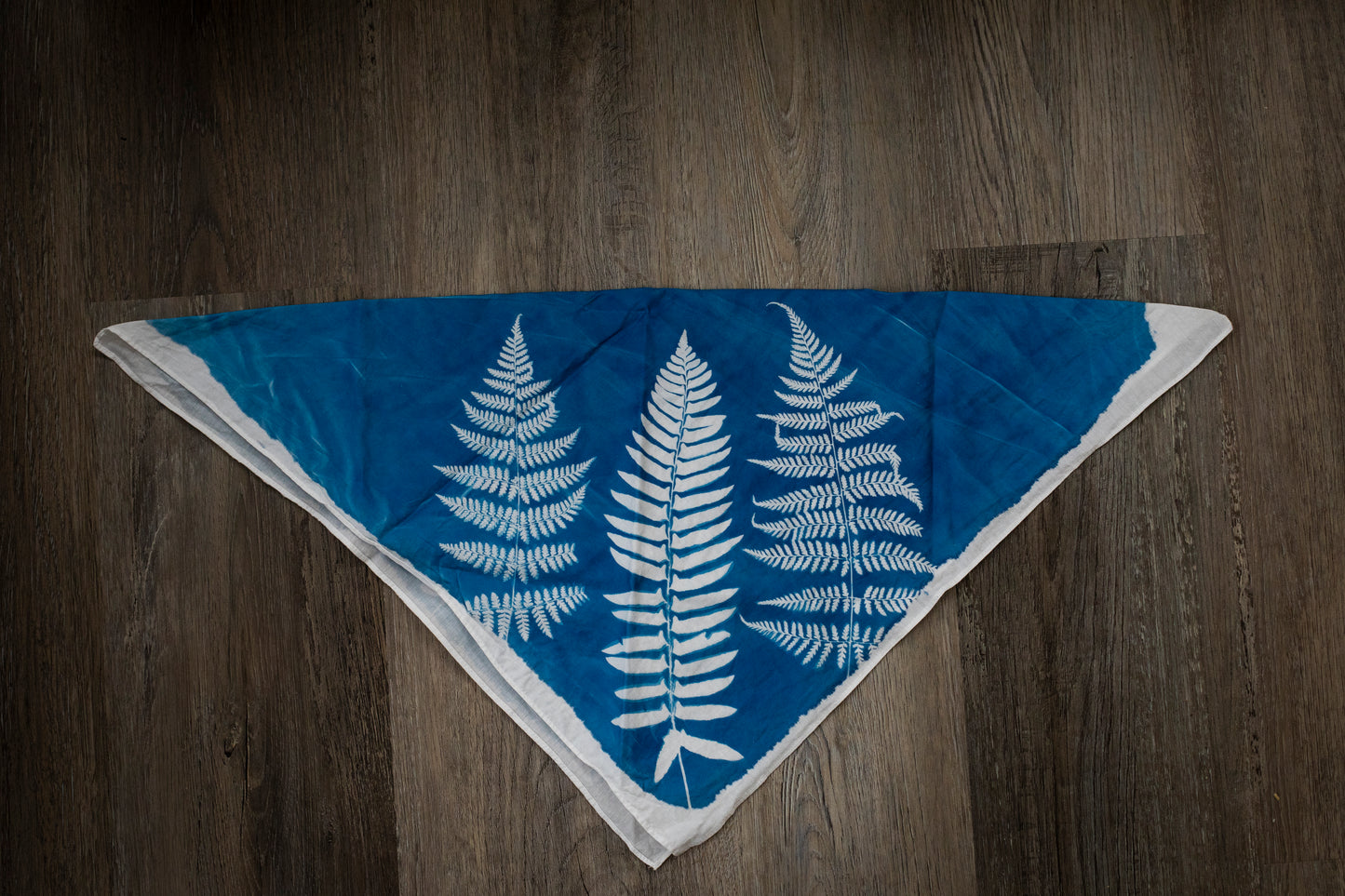 Fern Cyanotype Bandana