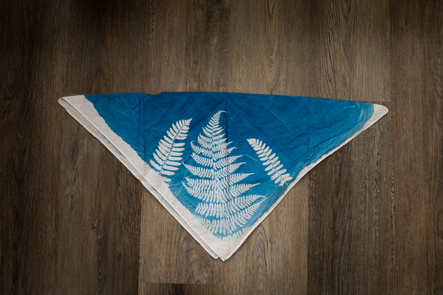 Fern Cyanotype Bandana