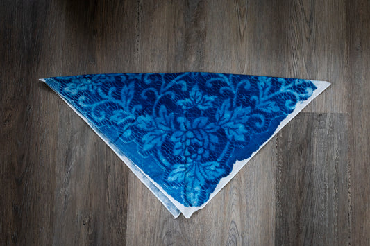 Cyanotype Lace Bandana